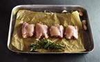 Free-range chicken thighs (boneless & skinless) x 4