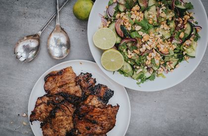 Five-Spice BBQ Pork Chops