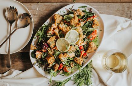 Lobster Sourdough Salad Recipe
