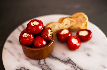 Sweet Feta stuffed Peppers